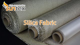 Suntex 1700°C ผ้าซิลิกาความบริสุทธิ์สูง