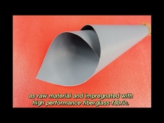 ผ้าไฟเบอร์กลาสเคลือบ PTFE ผ้าไฟเบอร์กลาสทนอุณหภูมิสูง