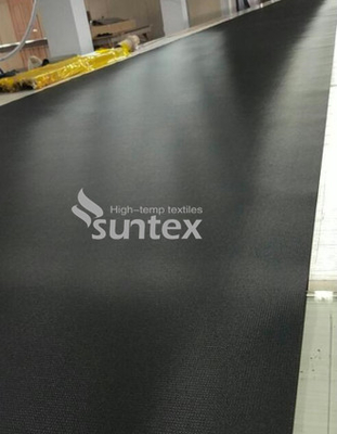 Plain Woven PTFE Coated Fiberglass Fabric For Heat Insulation Pads