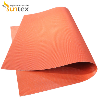 Double Sided Silicone Coated Fiberglass Fabric Alkali Free Grey Color High Temperature Resistance Fire Retardant