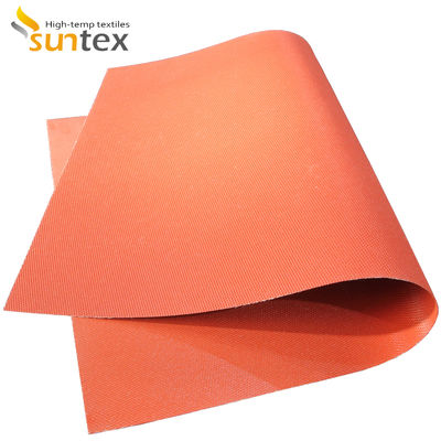 Tear Resistant Silicone Rubber Coated E-Glass Fabric Fireproof Silicone Coated Fiberglass for Industrial Insulation