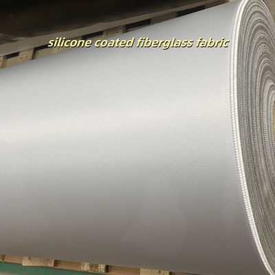 Fireproof Silicone Coated Fiberglass Fabric - High Temperature Resistant