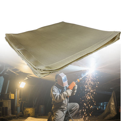 Fiberglass Welding Blanket Fireproof 550C Resistant Custom Sizes