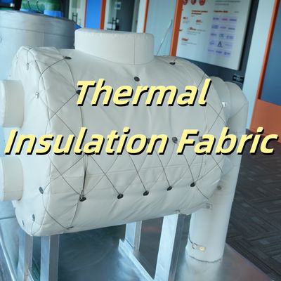 Silicone Rubber Coated Thermal Insulation Fabric for Customizable Removable Insulation Jackets with 1000°C Temperature Resistance and Water Oil Resistance