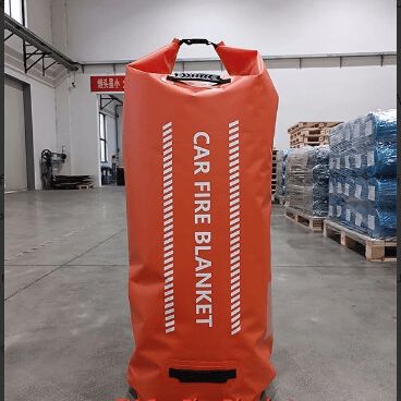Gray EV Fire Blanket 550℃ Thermal Resistance for Lithium Battery Fires