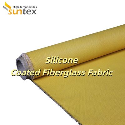 Flame Retardant Silicone Coated Fiberglass Fabric with Corrosion Resistance and Thermal Insulation