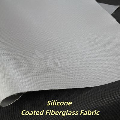 Custom Color Thermal Insulation Fire Resistant Silicone Coated Fiberglass Fabric for High Temperature Applications