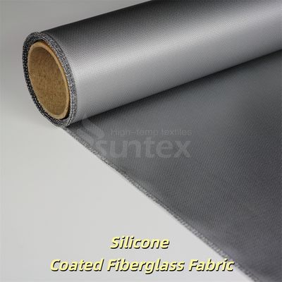 Custom Color Thermal Insulation Fire Resistant Silicone Coated Fiberglass Fabric for High Temperature Applications