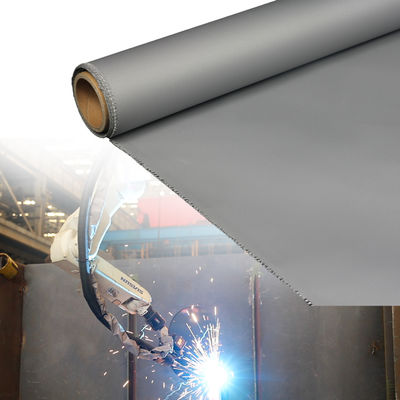 Fireproof Welding Blanket with 1800C Temperature Resistance and Twill Weave PU Coated Fiberglass Fabric