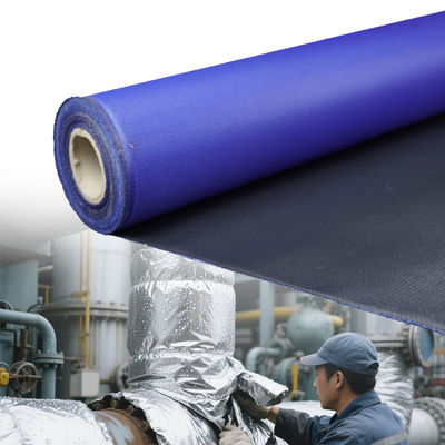 Fireproof Welding Blanket with 1800C Temperature Resistance and Twill Weave PU Coated Fiberglass Fabric