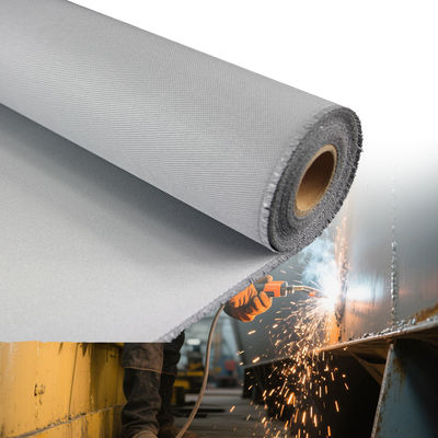 Fireproof Welding Blanket with 1800C Temperature Resistance and Twill Weave PU Coated Fiberglass Fabric