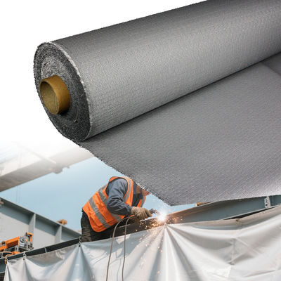 Double Sided Fire Retardant Silicone Coated Fiberglass Fabric with Temperature Resistance -50°C to 500°C and 400 g/sqm Weight