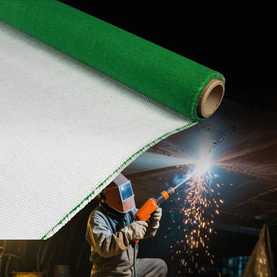 PU Coated Fiberglass Fabric with 1m/1.3m/1.5m/1.52m/1.55m Width Blue/Black Color and Twill Weave for Fireproof Reinforcement