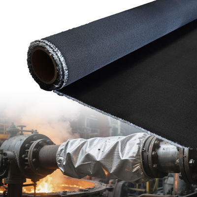 Heat Resistance Silicone Coated Fiberglass Fabric with Temperature Range -50C to 500C Available in 1 / 1.2 / 1.5 Meter Width and 50 m / 100 m Roll Length