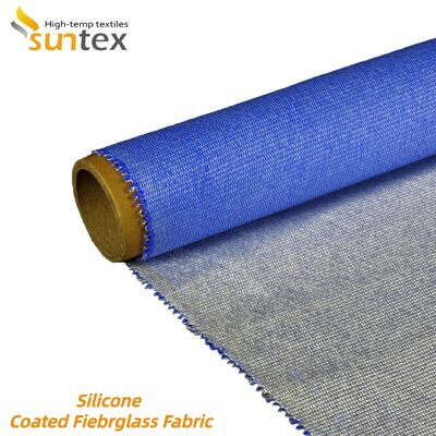 Double Side Silicone Coated Fiberglass Fabric Fireproof Waterproof High Silica Fiberglass Cloth for Industrial Use