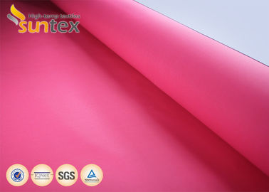 16oz Acrylic Coated Fiberglass Fabric Roll For Fire Blanket Fireproofing Curtain OEM colors