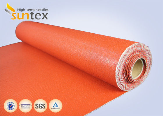 Silicone Coated Fiberglass Fabric Fireproof Heat Resistant 850g/m2