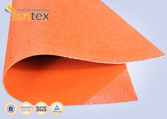 Silicone Coated Fiberglass Fabric Fireproof Heat Resistant 850g/m2