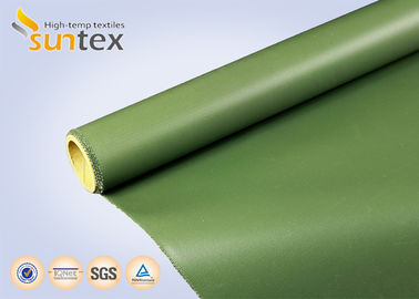 Flame Resistant Cloth Silicone Calender Coated Fabric For Expansion Joints And Fabric Ductwork Connector