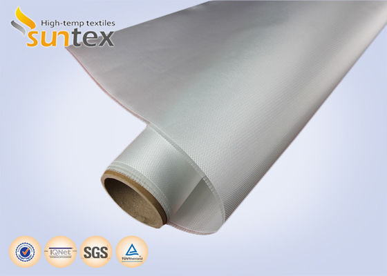 550 Degree C Temperature Resistance Acrylic Coated Fiberglass Fabric Easy to Sew and Cut Fire Resistant Fabric