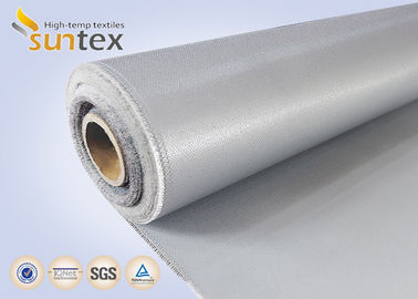 High Temperature E-Glass Silicone Fabric  Cloth Thermal Insulation Rubber Silicone Coated Fiberglass Fabric
