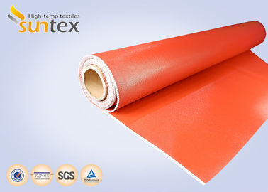 590 g/sqm Silicone Coated Glass Fabric Fire Barrier Fabric For Heat Resistant Insulation