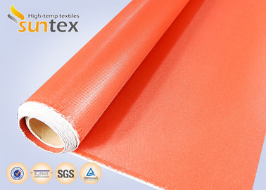 590 g/sqm Silicone Coated Glass Fabric Fire Barrier Fabric For Heat Resistant Insulation