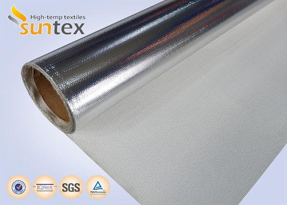 Aluminum Foil Fiberglass Fabric | High Temperature, Welding & Fire Protection Thermal Insulation