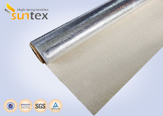 Aluminum Foil Fiberglass Fabric | High Temperature, Welding & Fire Protection Thermal Insulation