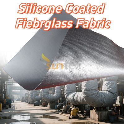 High Strength Silicone Coated Fiberglass Fabric with High Temperature Resistance Fireproof and Anti-tear Properties