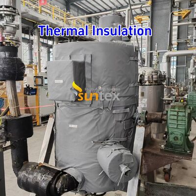 Customizable Sizes 1000°C Temperature Resistant Water and Oil Resistant Thermal Insulation Fabric Removable Insulation Jacket