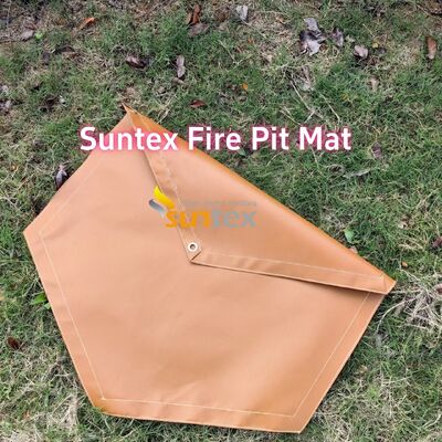 550°C Heat Resistant Fire Pit Mat with Customizable Size and Multi-Layer Structure for Outdoor Protection
