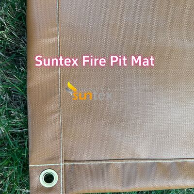 550°C Heat Resistant Fire Pit Mat with Customizable Size and Multi-Layer Structure for Outdoor Safety