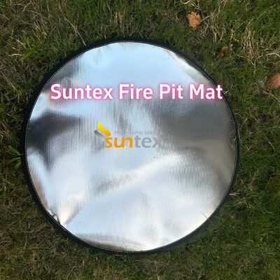 550°C Heat Resistant Fire Pit Mat with Customizable Size and Multi-Layer Structure for Outdoor Protection