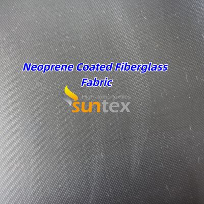 High Temperature Resistance Neoprene Coated Fiberglass Fabric Fire Blanket with Chemical Resistant and Flame Retardant Properties