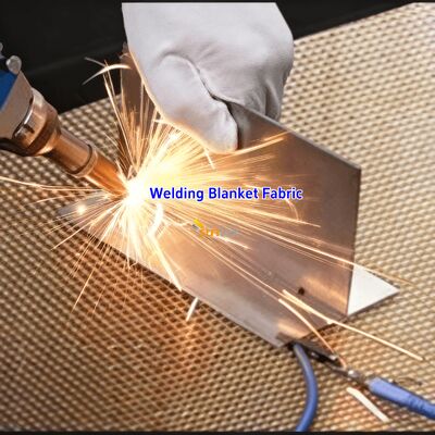 Custom Size High Temperature Resistant Acrylic Coated Fiberglass Welding Blanket for Fire Protection