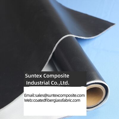 High Temperature Resistance Fire Proof Silicone Coated Fiberglass Fabric with 4H Satin Weave