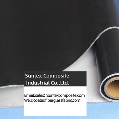 High Temperature Resistance Fire Proof Silicone Coated Fiberglass Fabric with 4H Satin Weave