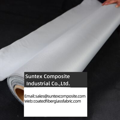 Fireproof High Temperature Resistance 4H Satin Weave Silicone Coated Fiberglass Fabric