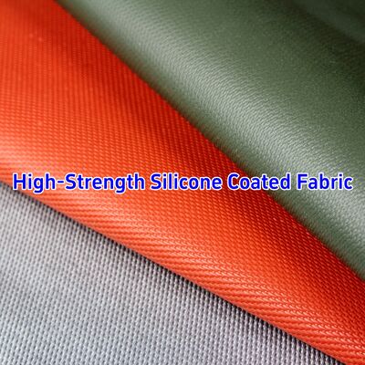590 g/sqm 0.45 mm Thickness Silicone Coated Fiberglass Fabric for Thermal Insulation and Fire Barrier from -50℃ to 550℃