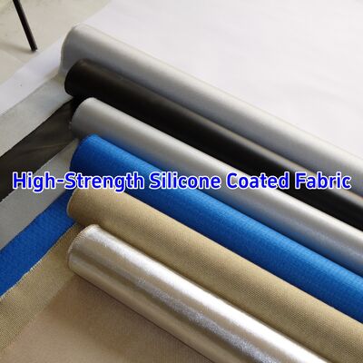 High Temperature Resistant Fire Resistance 590 g/sqm Weight Silicone Coated Fiberglass Fabric High Silica Fiberglass Cloth