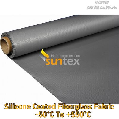 High Temperature Silicone Rubber Coated Fiberglass Sheet/Fabric/Cloth