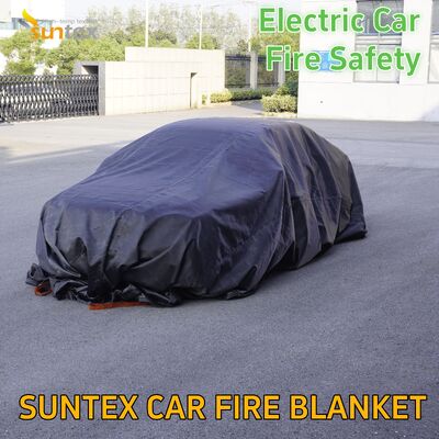Customizable Extra Large 10*10m Silicone Fire Blanket 550℃ New Energy Electric Vehicles Car Fire