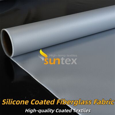 Fire Retardant Double Sided Silicone Coated Fiberglass Fabric for Heat Insulation Applications