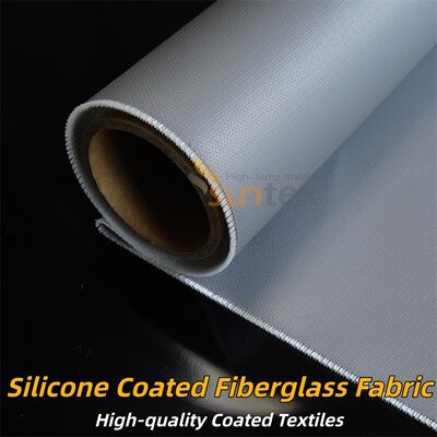 Fire Retardant Double Sided Silicone Coated Fiberglass Fabric for Heat Insulation Applications