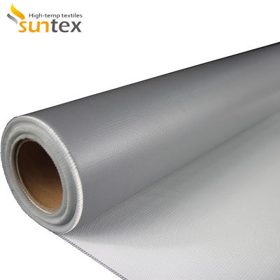 High Temperature Resistant Fireproof Silicone Coated Fiberglass Fabric with Anti-tear Properties for Industrial Insulation