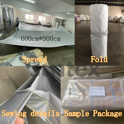 Suntex EV car Fire Blankets ผ้าห่มเชื่อม ผ้าห่มกันไฟ ผ้าห่มสารหน่วงไฟ
