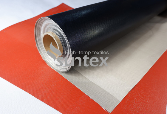 Plain Woven PTFE Coated Fiberglass Fabric For Heat Insulation Pads