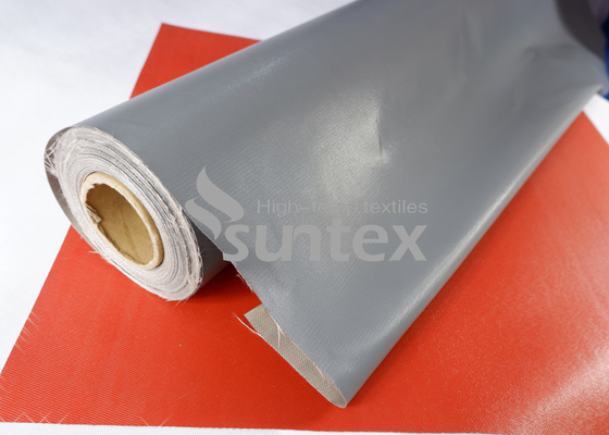 Plain Woven PTFE Coated Fiberglass Fabric For Heat Insulation Pads