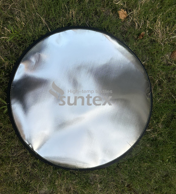 Fireproof Mat Fire Pit Pad สำหรับสนามหญ้ากลางแจ้งการเผาไหม้ไม้ Fire Pit และ BBQ ​​Smoker, แบบพกพานำกลับมาใช้ใหม่และกันน้ำ